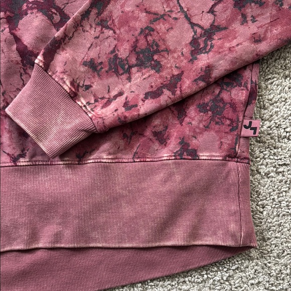 JoyLab Pink Marble Sweatshirt - Picture 6 of 6